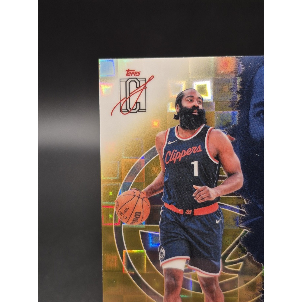 2025-26 Topps Signature Class James Harden #62 Gold Pandora LA Clippers - Picture 3 of 10